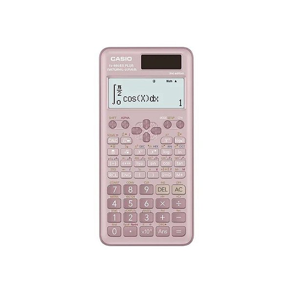 Calculadora Casio FX-991ES Plus-PK 2ª Edição - 28 Dígitos - Rosa