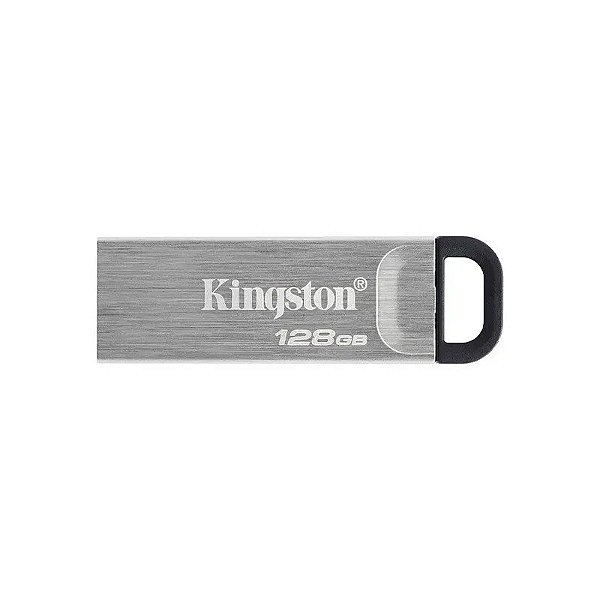 Pendrive de 128GB Kingston Datatraveler Kyson DTKN USB 3.2 - Prata