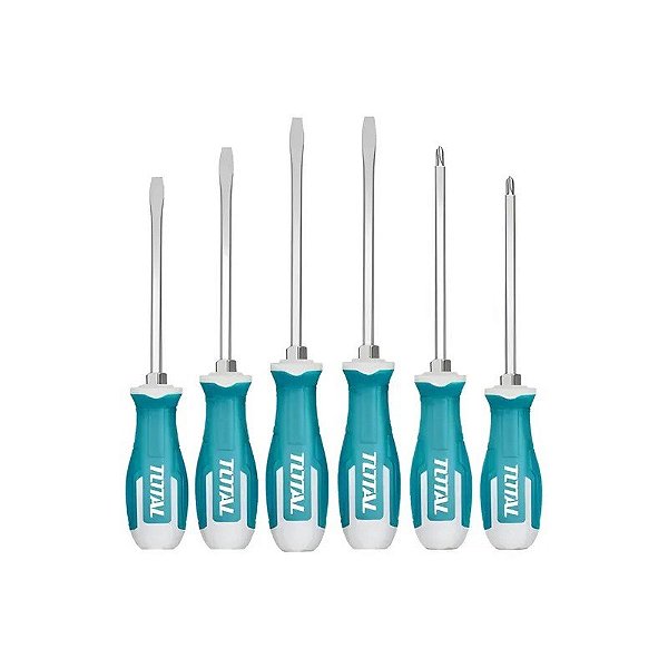 Kit de Chave de Fenda Total THGSS2606 6 Peças