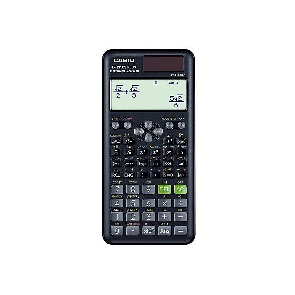Calculadora Casio FX-991ES Plus 2ª Edição - 28 Dígitos - Preto