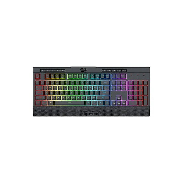 Teclado Redragon Shiva Lite K525RGB Inglês USB - Preto