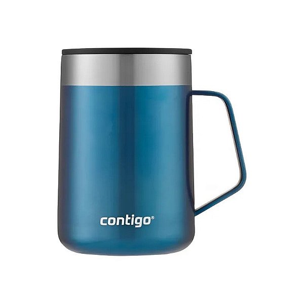 Caneca Térmica Contigo Aço Inoxidável 2144598 - Azul 414ml