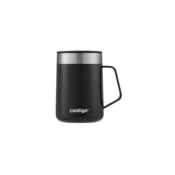 Caneca Térmica Contigo Stainless Steel Mug Licorice 2144597 - Preto 414ML