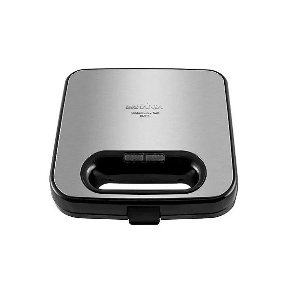 Grill Britânia BGR16 - 750W - 220V 50/60Hz - Preto e Prata