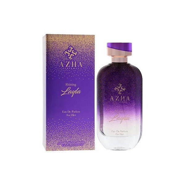 Perfume Azha Shining Layla Eau de Parfum Feminino 100ml