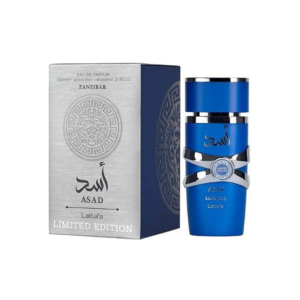Perfume Lattafa Asad Zanzibar Edição Limitada Eau de Parfum Masculino - 100 ML