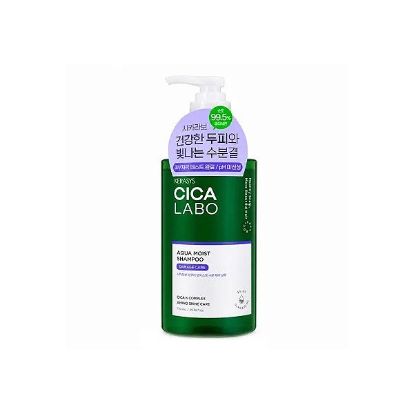 Shampoo Kerasys Cica Labo Super Aqua Umidade 750ML