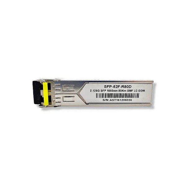 Cabo SFP F. M SFP 2.125G 80KM LC DDM SFP-52F-R80D 1550NM SMF