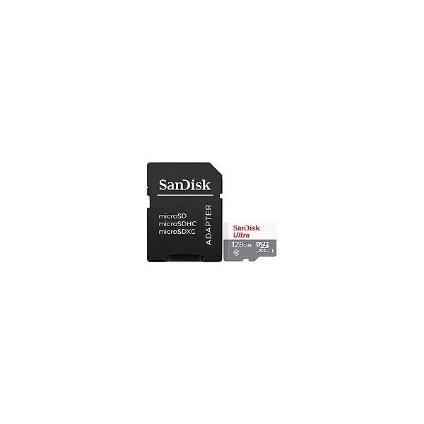 Cartão de Memória Micro SD Sandisk Ultra 128GB Classe 10