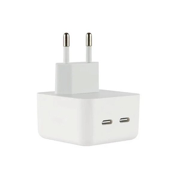 Carregador Apple MHJE3ZM/A - 35W - 2X USB-C - Branco