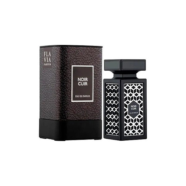 Perfume Flavia Noir Cuir - Eau de Parfum - Unissex - 90ML