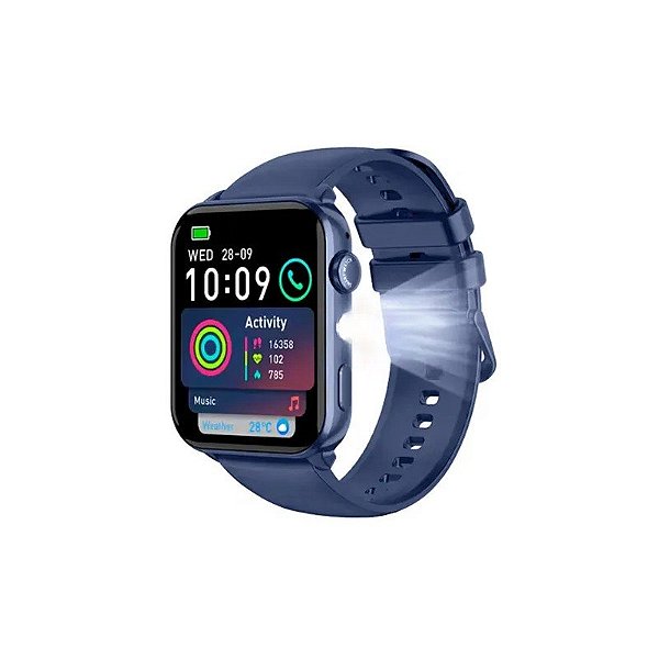 Relógio Smartwatch Blackview R30 Max - Bluetooth - com Pulseira Extra - Azul