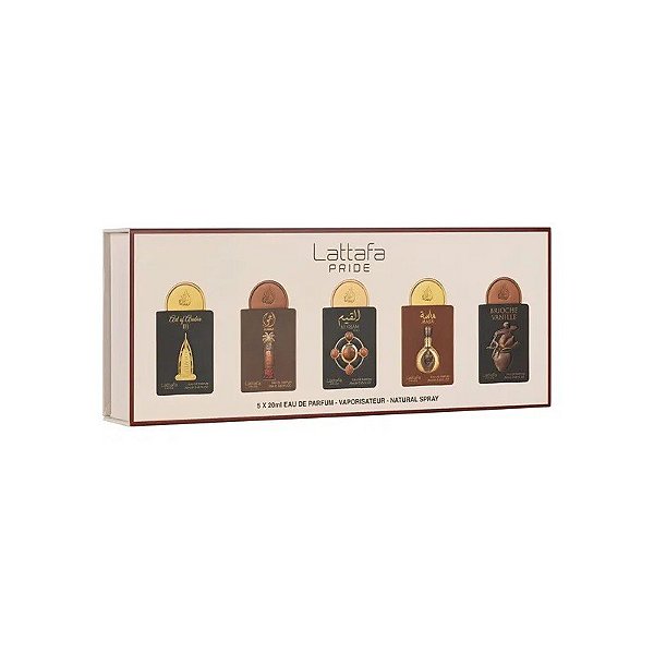 Kit Perfumes Lattafa Pride Nº 4 Edp - Unissex 5 Peças
