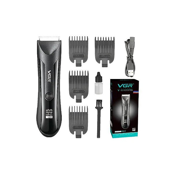 Cortador de Cabelo Voyager VGR V-951 Recarregável - Preto
