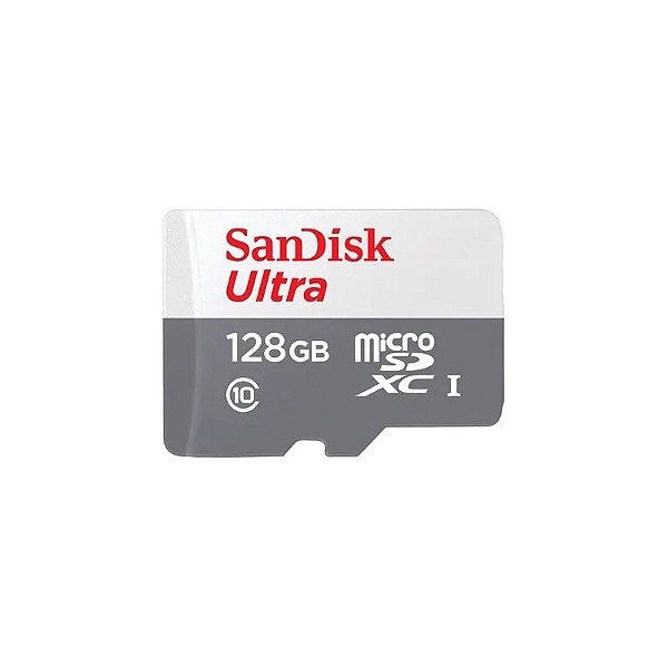 Cartão de Memória Sandisk Ultra Micro SDXC 128 GB 100 MB/s - SDSQUNR-128G-GN3MA