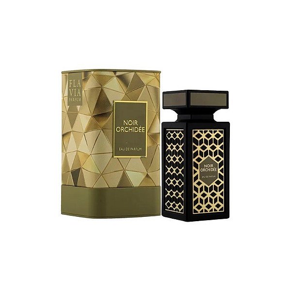 Perfume Flavia Noir Orchidée - Água de Perfume - Unissex - 90ML
