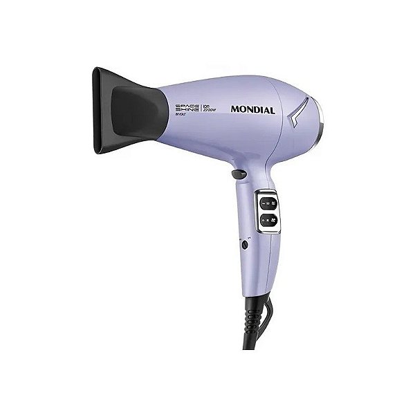 Secador de Cabelo Mondial Space Shine SC-21-Bi 2200 Watts Bivolt Roxo