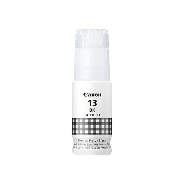 Frasco de Tinta Canon GI-13 - Preto 60ML