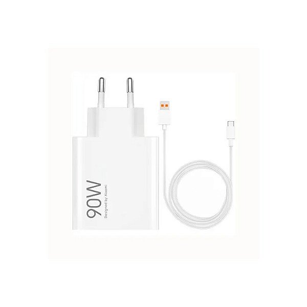 Carregador Xiaomi MDY-15-Ek - 90W - USB - com Cabo USB/USB-C - Branco