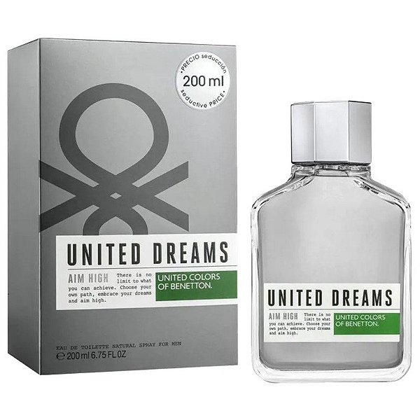 Perfume Benetton United Dreams Aim High EDT 200ml - Masculino