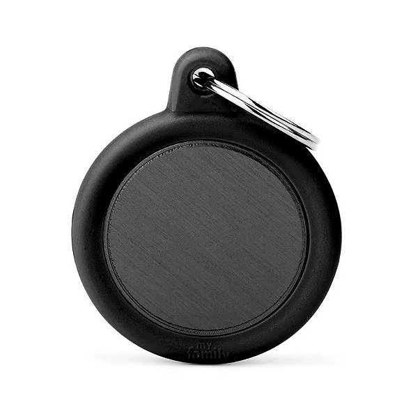 Placa de identificação MyFamily Hushtag HTA04BLACK - Preto
