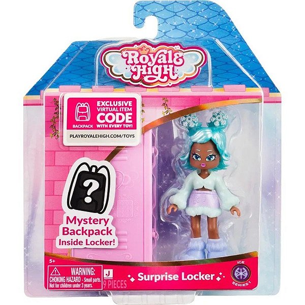 Boneca Royale High Surprise Locker Ice Series - RYH0047 (9 Peças)