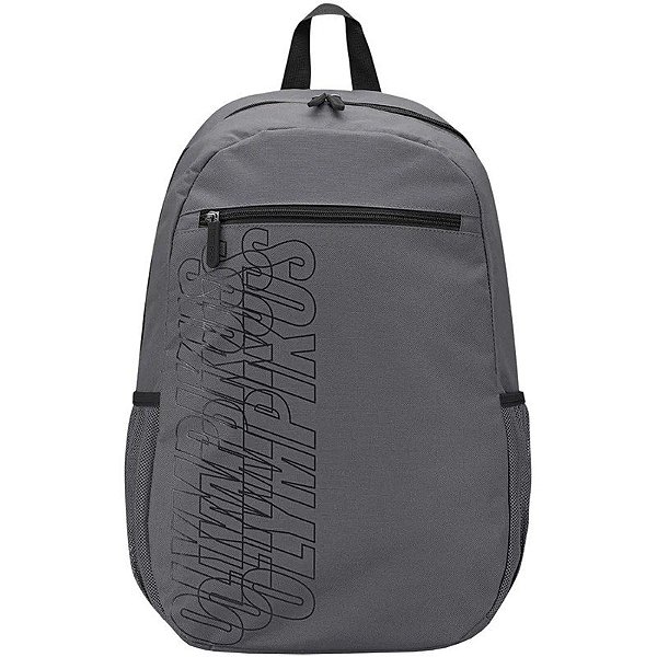 Mochila Olympikus OIWB221808/24W/24S Basic Pich Cinza/Preto