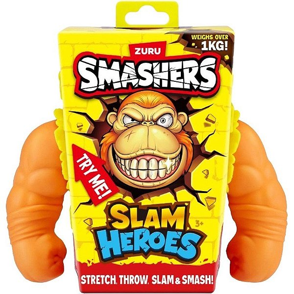 Herói Smashers Slam Gorila Laranja Zuru - 74140