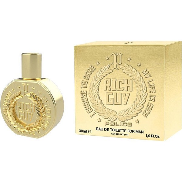 Perfume Police Rich Guy EDT 30mL - Masculino