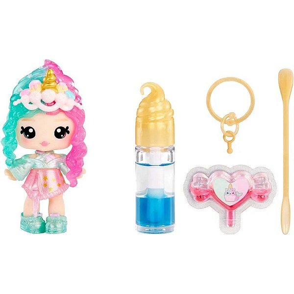 Boneca Phoebe Frappe Faça Brilho Labial Yummiland MGA - 546085