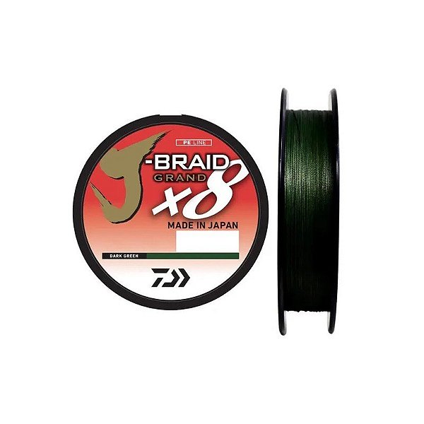 Fio de Pesca Daiwa J-Braid X8 Verde Escuro 150m