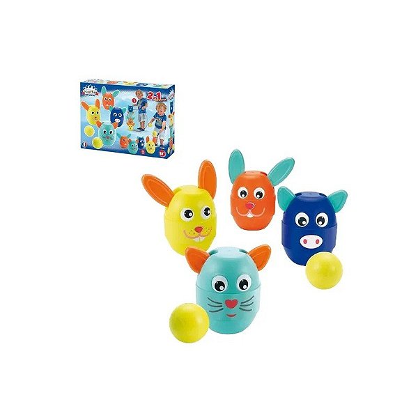 Jogo 1º de Boliche Animais