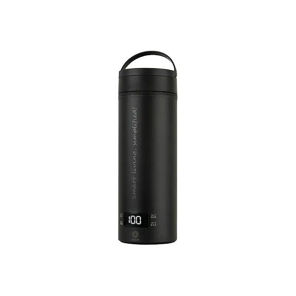 Garrafa Térmica para Carro Smartfy GT-01 - 96W - 500ML - Preto