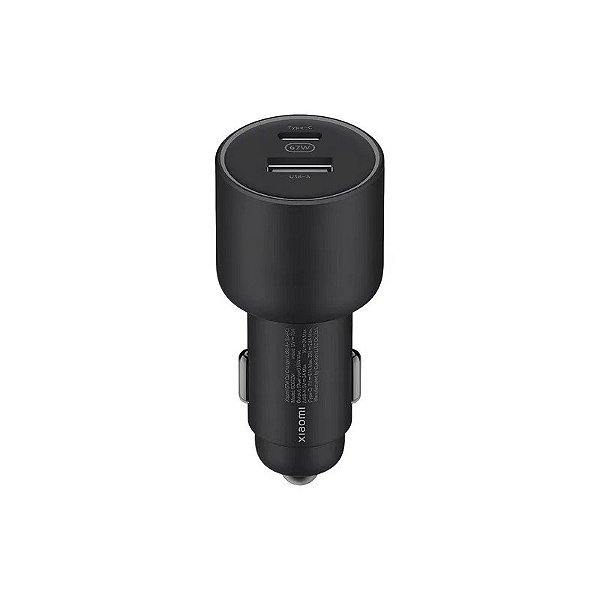 Carregador Xiaomi CC07ZM - 67W - 12V/24V - USB/Tipo C