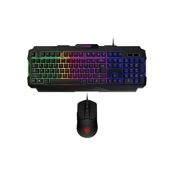 Mouse Técnico MSI Forge GK100 com Fio USB RGB Preto