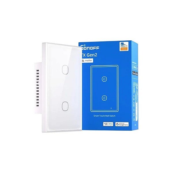 Interruptor Inteligente de Parede Sonoff 2BOTÕES