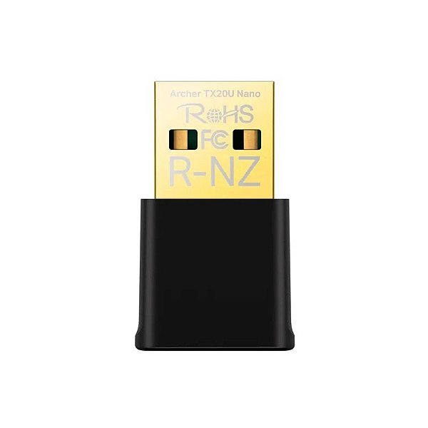 Adaptador USB Archer TX20U Nano Wifi 6 - Preto