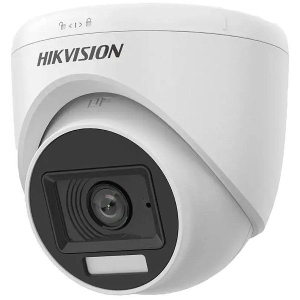 Câmera de Segurança CCTV Hikvision DS-2CE76D0T-LPF 2.8mm 1080P 2MP Turret (caixa feia)