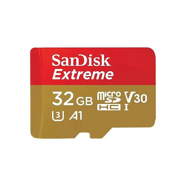 Cartão de Memória Sandisk Micro SDHC Extreme 32GB 170MB/s - SDSQXAF-032G-GN6MA