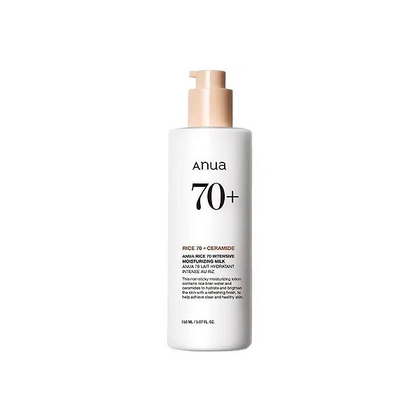 Loção Facial Hidratante Intensiva Anua Rice 70+ Ceramide 150 ML