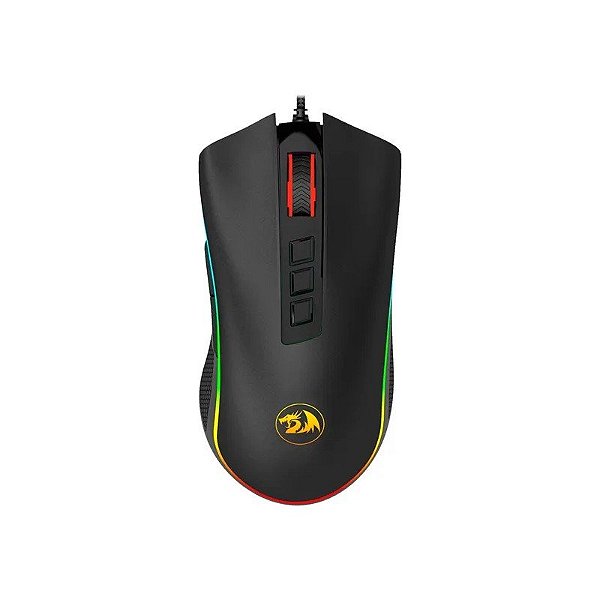 Mouse Gamer Redragon Cobra M711W RGB - com Fio - 10000DPI - 8 Botões - Preto