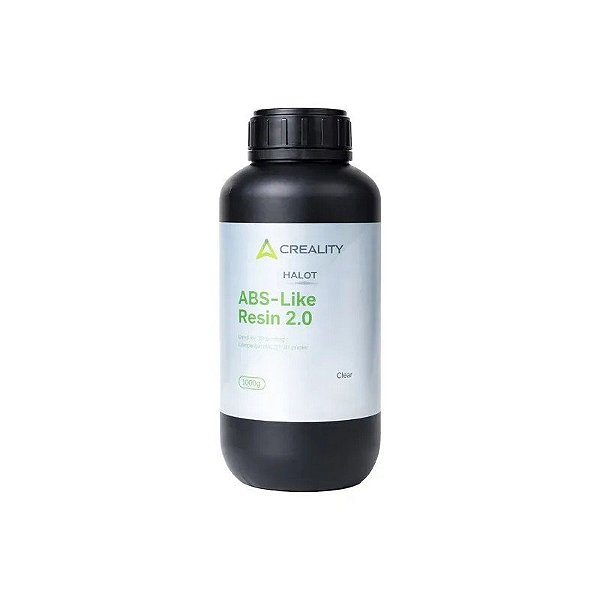 Resina Creality Abs-Like Resin 2.0 1KG para Impressora 3D - Transparente