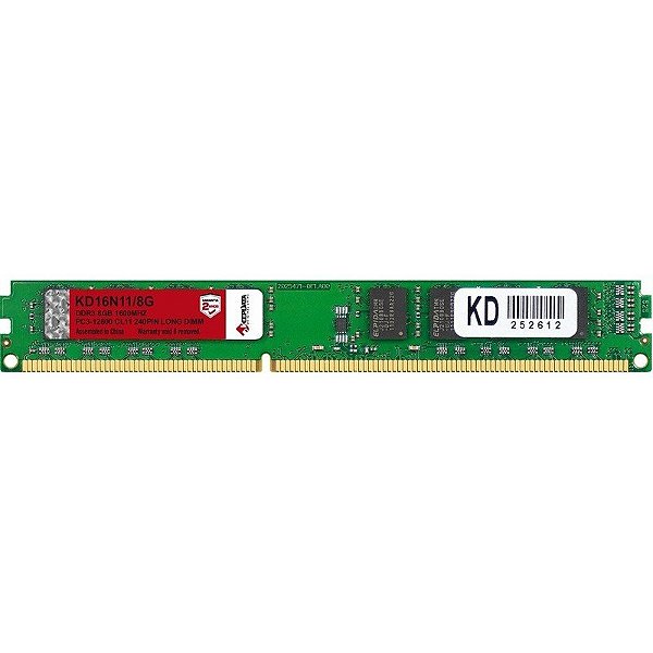Memória 8GB Keepdata DDR3 1600MHz KD16N11/8G