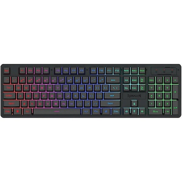 Teclado com Fio Gamer Redragon Netherbane K521-RGB Preto