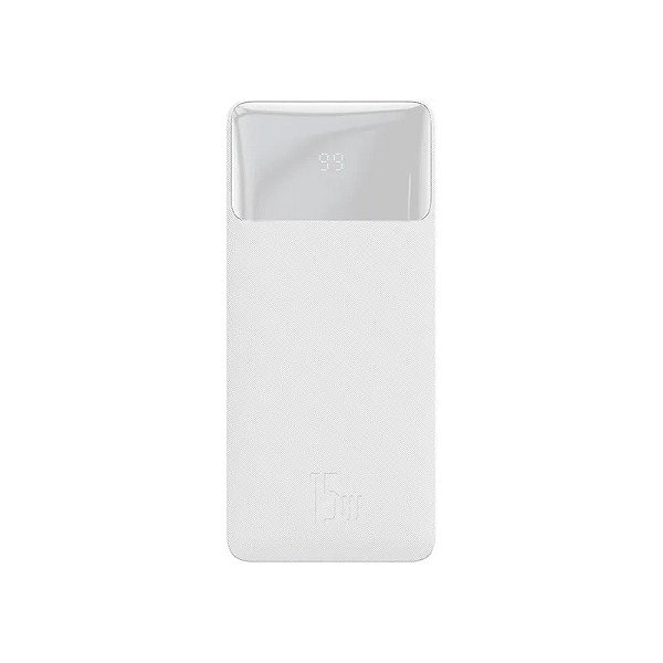 Carregador Portátil Baseus PPBD050001 10000mAh Digital 15W Branco