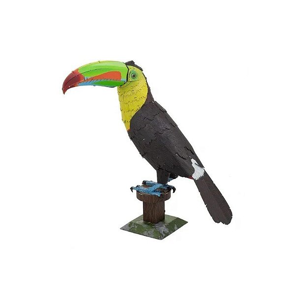 Fascinations Inc Metal Earth ME1020 Tucano-de-Bico-Colorido