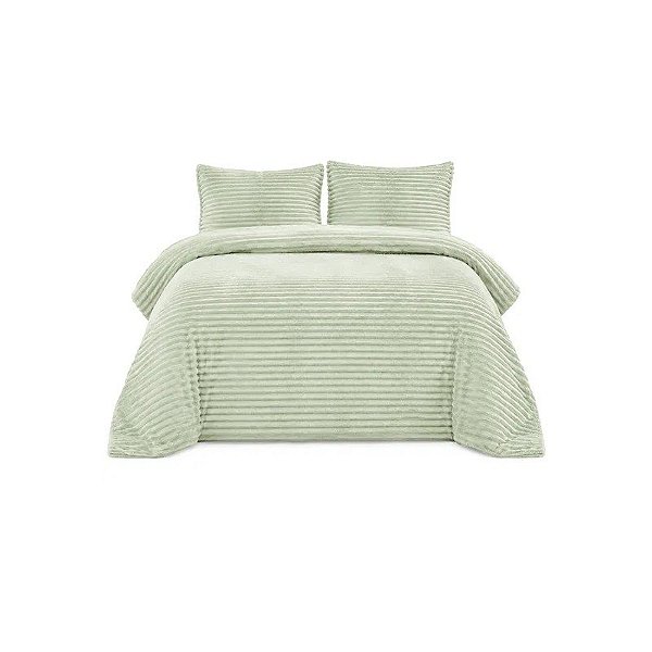 Cobertor com Fronha Goldsun Verde 73x50cm 188x232cm