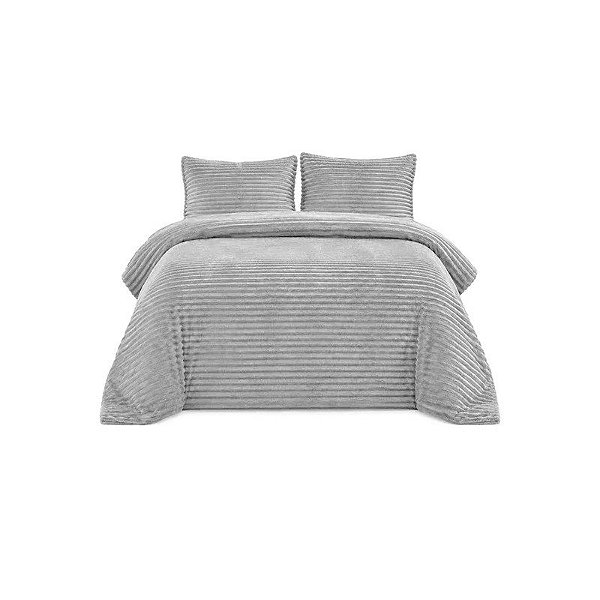 Cobertor com Fronha Goldsun Cinza 73X50CM 188X232CM