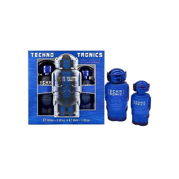 Perfume Linn Young Technotronics Água de Colônia Masculina 100ml + 30ml