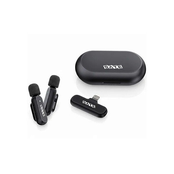 Microfone Sem Fio Satellite A-MK251 Tipo-C - Preto